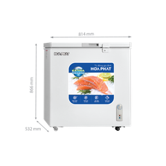 Tủ đông Hòa Phát HPF AN6162 162 lít