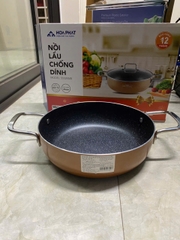 Nồi lẩu chống dính vân đá Smartcook SM-5552KMB size 26cm