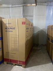 Tủ mát trưng bày Hòa Phát HSR D6526 526 lít DÀN ĐỒNG