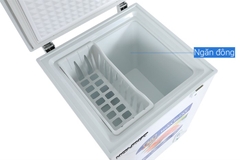 Tủ đông mini Hòa Phát HPF AD6107 107 lít DÀN ĐỒNG