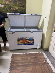 Tủ đông Hòa Phát cánh kính HPF AD6352.T 352 lít DÀN ĐỒNG