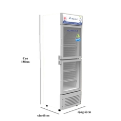 TỦ MÁT HÒA PHÁT 2 CÁNH TRÊN DƯỚI HSR S6280.Z