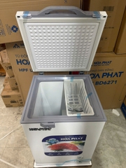 Tủ đông cánh kính Hòa Phát HPF AD6107.T1 107 lít DÀN ĐỒNG