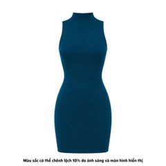 DN3 - Đầm Dáng Ngắn Ôm Body Cổ Lọ Trụ Thun Cotton Borip