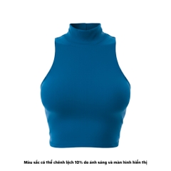 CL - Áo Croptop Cổ Lọ Trơn Thun Borip Co Dãn Giãn 4 Chiều