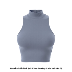 CL - Áo Croptop Cổ Lọ Trơn Thun Borip Co Dãn Giãn 4 Chiều