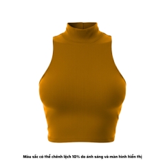 CL - Áo Croptop Cổ Lọ Trơn Thun Borip Co Dãn Giãn 4 Chiều