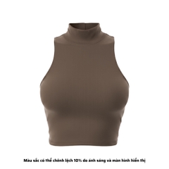 CL - Áo Croptop Cổ Lọ Trơn Thun Borip Co Dãn Giãn 4 Chiều