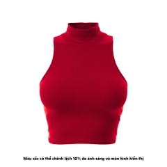 CL - Áo Croptop Cổ Lọ Trơn Thun Borip Co Dãn Giãn 4 Chiều