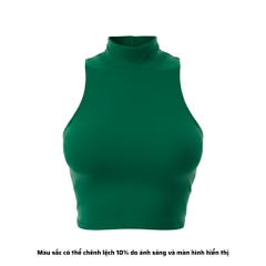 CL - Áo Croptop Cổ Lọ Trơn Thun Borip Co Dãn Giãn 4 Chiều