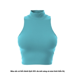 CL - Áo Croptop Cổ Lọ Trơn Thun Borip Co Dãn Giãn 4 Chiều