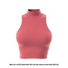 CL - Áo Croptop Cổ Lọ Trơn Thun Borip Co Dãn Giãn 4 Chiều