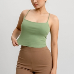 A4 - Áo 2 Dây Croptop Thun Borip Co Giãn 4 Chiều