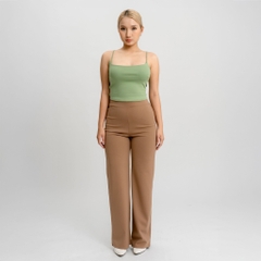A4 - Áo 2 Dây Croptop Thun Borip Co Giãn 4 Chiều