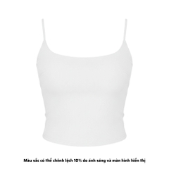 A4 - Áo 2 Dây Croptop Thun Borip Co Giãn 4 Chiều