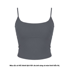 A4 - Áo 2 Dây Croptop Thun Borip Co Giãn 4 Chiều