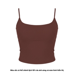 A4 - Áo 2 Dây Croptop Thun Borip Co Giãn 4 Chiều