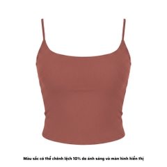 A4 - Áo 2 Dây Croptop Thun Borip Co Giãn 4 Chiều