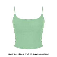 A4 - Áo 2 Dây Croptop Thun Borip Co Giãn 4 Chiều