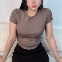 A16 - Áo BabyTee Cổ Tròn Ngắn Tay Ôm Dáng