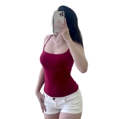 A24 - Áo 2 Dây Dáng Dài Co Giãn 4 chiều Thun Cotton Borip