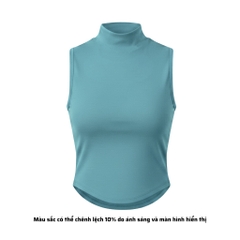 A15 - Áo Cổ 3 Phân Sát Nách Nữ Thun Cotton Borip