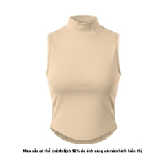A15 - Áo Cổ 3 Phân Sát Nách Nữ Thun Cotton Borip