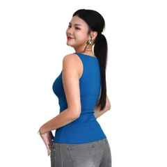 A44 - Áo Cổ Thuyền Sát Nách Dáng Dài