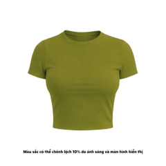 A16 - Áo BabyTee Cổ Tròn Ngắn Tay Ôm Dáng