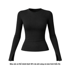 A22 - Áo Dài Tay Xẻ Thân Dài 7 Màu Thun Cotton Borip