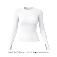 A22 - Áo Dài Tay Xẻ Thân Dài 7 Màu Thun Cotton Borip
