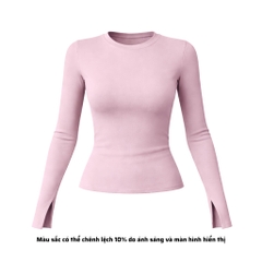 A22 - Áo Dài Tay Xẻ Thân Dài 7 Màu Thun Cotton Borip