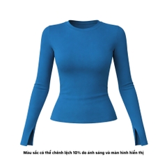 A22 - Áo Dài Tay Xẻ Thân Dài 7 Màu Thun Cotton Borip