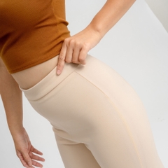 OL - Quần Ống Loe Lưng Cao Nữ UMi 108cmDây Kéo Sau