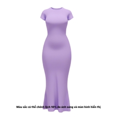 DDC1 - Đầm Đuôi Cá Dáng Dài Ôm Body Cổ Tròn Tay lửng 134cm