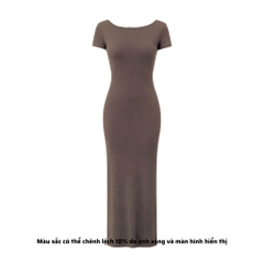 DD19 - Đầm Hở Lưng Dáng Dài Ôm Body