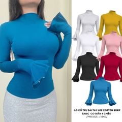 A40 - Áo Cổ Trụ Dài Tay Loe