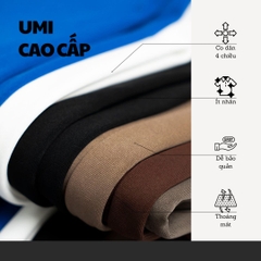 OL - Quần Ống Loe Lưng Cao Nữ UMi 108cmDây Kéo Sau