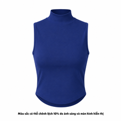 A15 - Áo Cổ 3 Phân Sát Nách Nữ Thun Cotton Borip