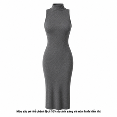 DD3 - Đầm Cổ Lọ Dáng Dài Ôm