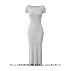 DD19 - Đầm Hở Lưng Dáng Dài Ôm Body