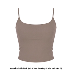 A4 - Áo 2 Dây Croptop Thun Borip Co Giãn 4 Chiều
