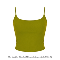 A4 - Áo 2 Dây Croptop Thun Borip Co Giãn 4 Chiều