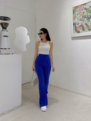 TG - Quần Ống Loe Thun Sọc Tăm Nhỏ
