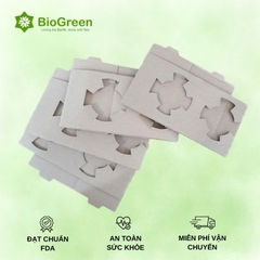 100 Khay giấy đựng ly mang đi, khay đựng Ly Cafe Takeaway, khay giấy đựng ly, tiện lợi, thẩm mỹ, thân thiện môi trường