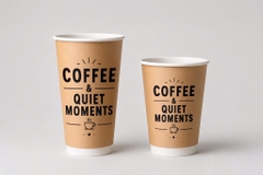 Ly Giấy Kraft In Logo 9oz - 16oz