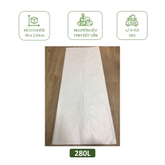 1 kg túi đựng rác phân hủy sinh học 280l, không nhựa 100%, túi rác công nghiệp