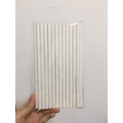 100 ống hút giấy phi 8 uống sinh tố, trân châu nhỏ, thạch cafe, cafe đá xay,...