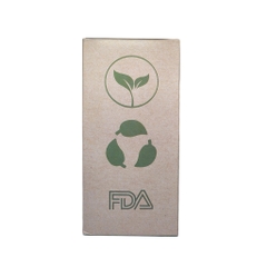 250 ống hút giấy màu nâu kraft uống cafe phi 6 Biogreen 3 lớp