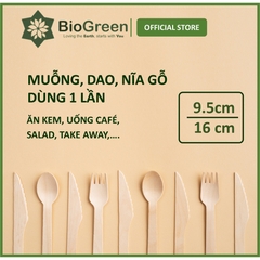 100 muỗng nĩa dao gỗ xuất khẩu Nhật take away dùng 1 Lần